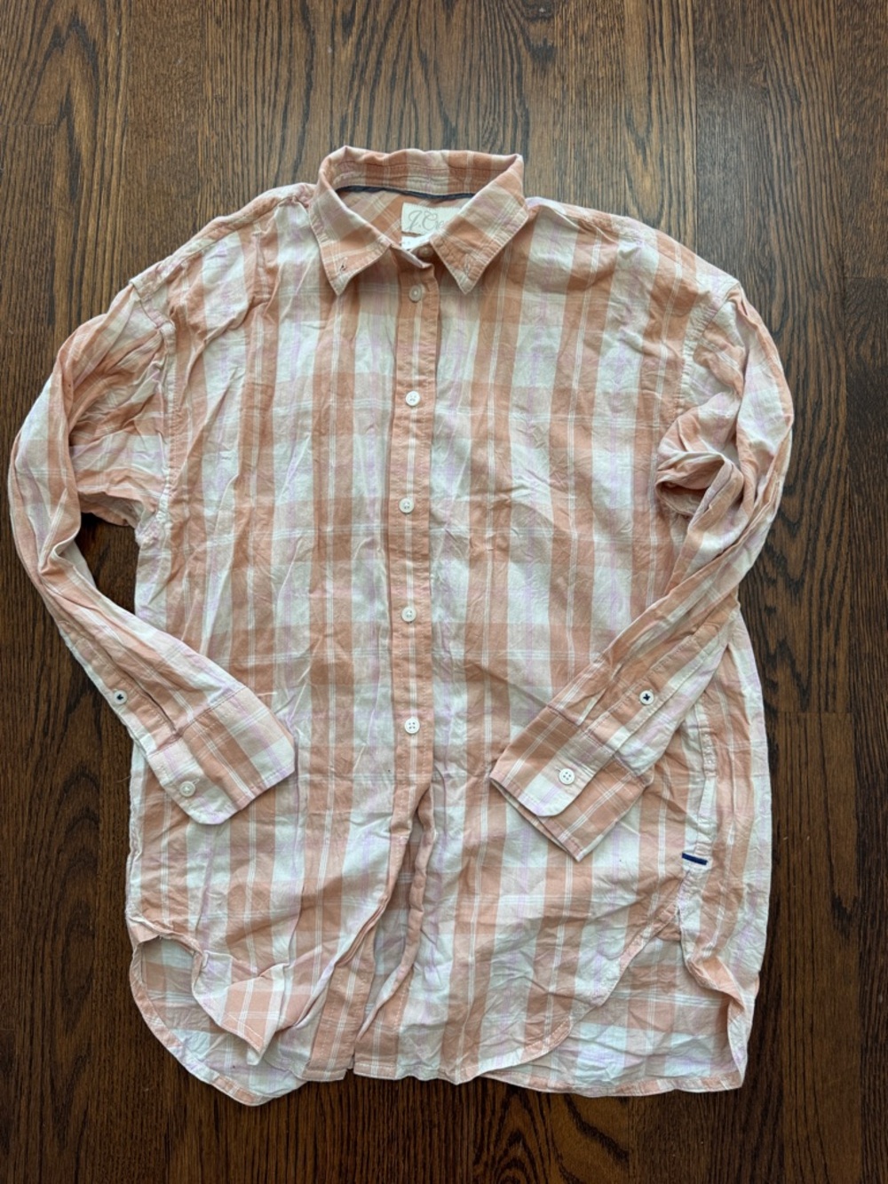 ☮️☮️ J CREW Mixed Casual Tops & Pants Bundle with Pink, Green, Beige, Gray - Picture 4 of 8